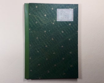 CREATION MATTERS letterpress limited edition hand made book poem