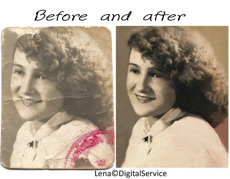 PHOTO RESTORATION Etsy