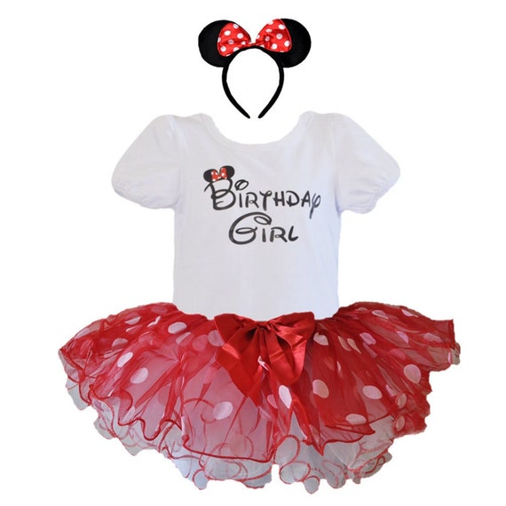 red polka dot tutu skirt