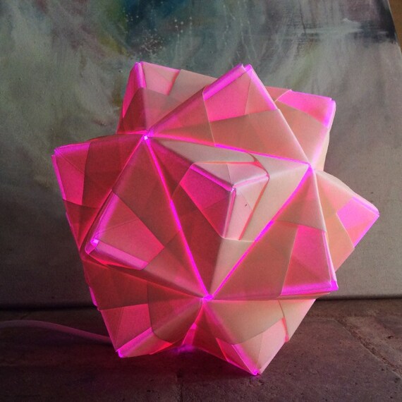 Origami Stern Lampe Farben