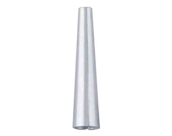Sterling Silver Bead Cone End Caps: Tassel Findings (12.7x2.4mm - 25.4x6.7mm)
