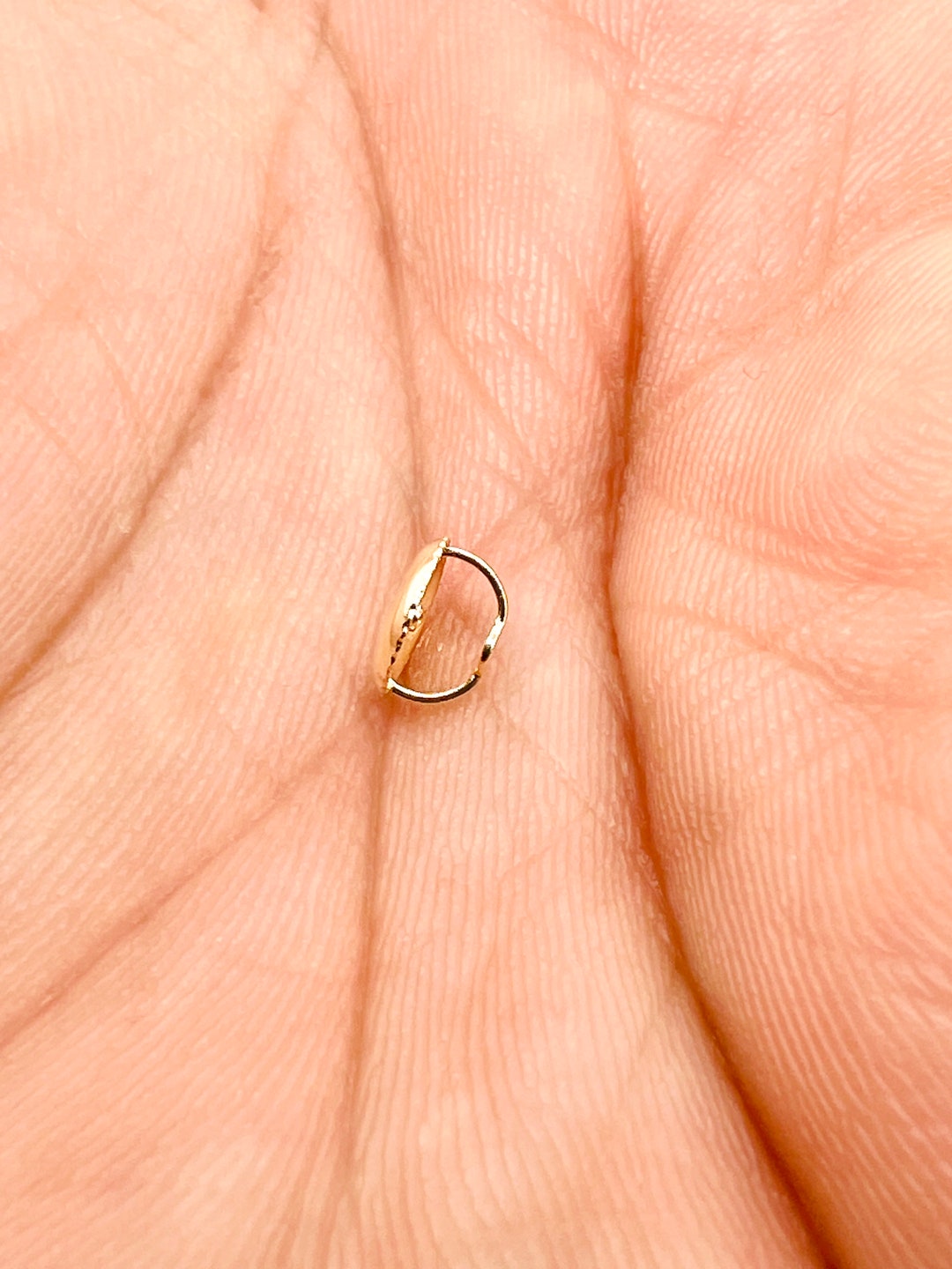 14K Gold Threaded Earring Back With 6.3 Mm Pad Screw Backs Etsy