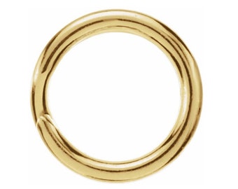 14K Gold 5mm Round Split Jump Ring Connector