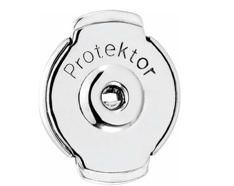 14K Gold Protektor Safety Earring Backs PAD OD 6.2mm