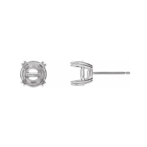 14KY,14KW,18KY,18KW & Platinum .036 Friction Earring Posts