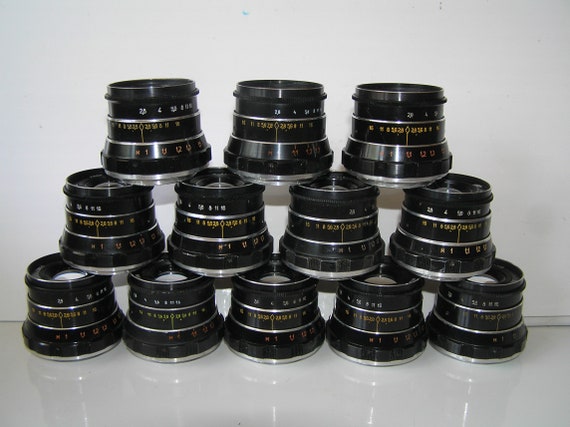 Industar 61 L D 53mm 2 8 Lens Screw M39 12 Pcs Etsy
