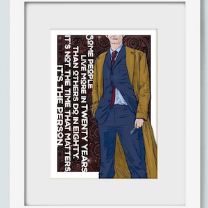 Doctor Who - Art Print - Wall Art - Tenth Doctor