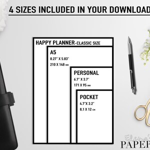 Printable BOOKS LIST for Your Personal,a5, Pocket, Classic Happy ...