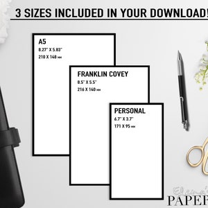 Printable ONLINE SHOPPING TRACKER Insert for Your Personal and A5 ...