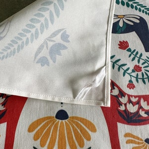Dala Horse Gift Set // Tea Towel // Swedish Dishcloth image 4