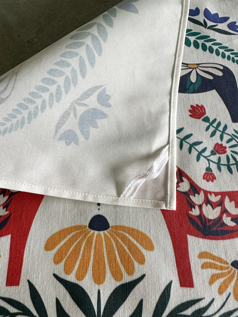 Dala Horse Gift Set // Tea Towel // Swedish Dishcloth image 4