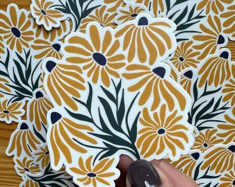 Coneflower Sticker // Vinyl Sticker