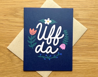 Uff Da Greeting Card