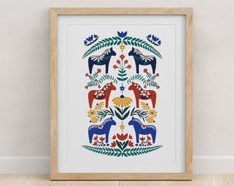 Dala Horse // Fine Art Print