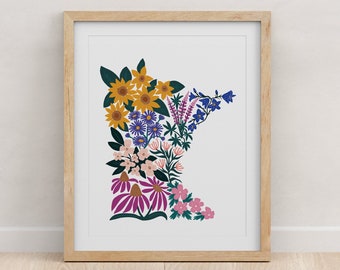 Minnesota Floral // Fine Art Print