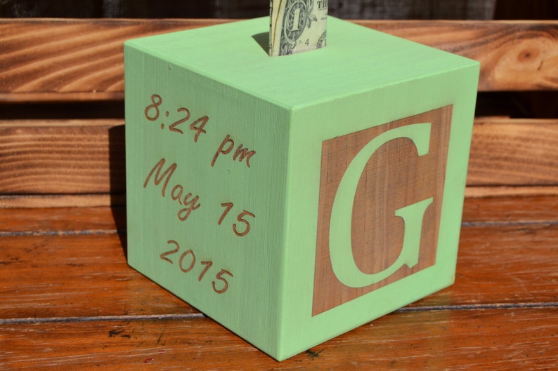 Baby Bank Personalized New Baby Gift Newborn Baby Gift Etsy
