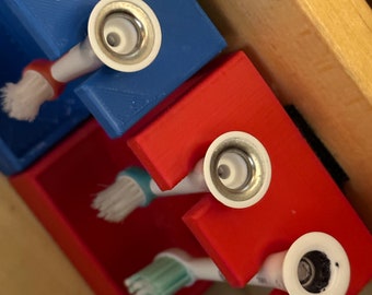 Philips Sonicare Elektrischer Zahnbürstenhalter | Halter für Zahnbürstenköpfe | erwachsene | Kinder | 3D gedruckter Zahnbürstenhalter | Wiederaufladbare