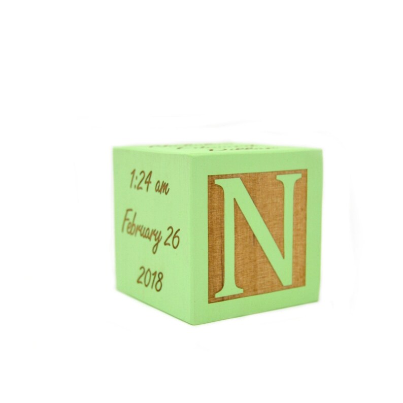 personalized baby block