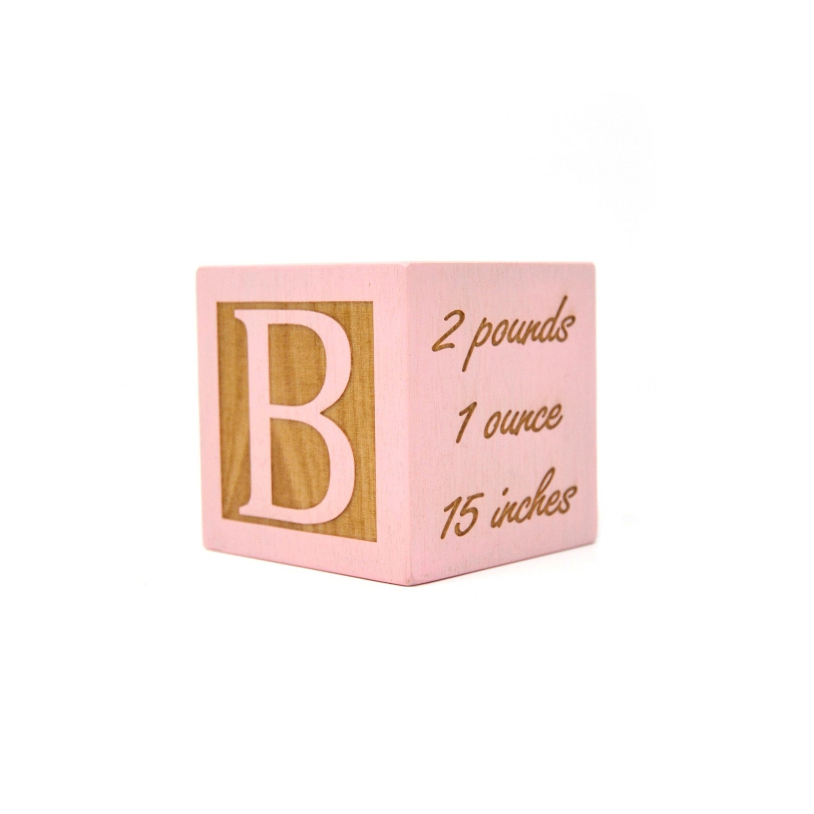 Personalized Baby Block / New Baby Gift / Newborn Baby Gift