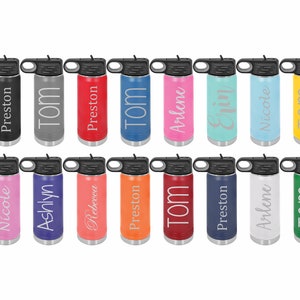 20 oz. Water Bottle, Best Gift for new Mom, Personalized colorful water bottles, Exercise Bottles, Large Custom Water Bottles, Quality