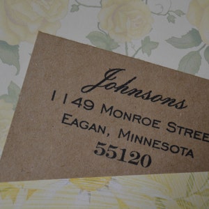 Custom Return Address Stamp Self Inking