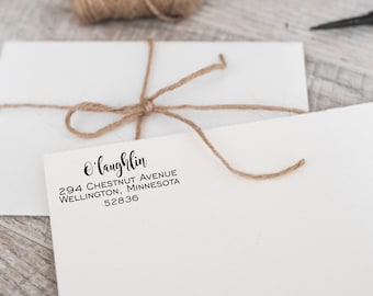 Aangepaste retouradresstempel, zelfinktende, retouradresstempel, gepersonaliseerde postzegels retouradres, retourlabelstempel, bruiloftstempel