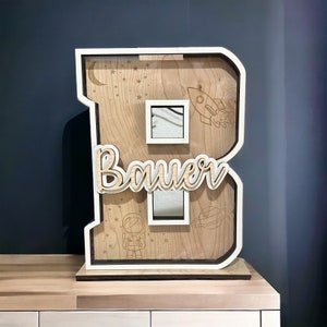 Piggy Banks / Baby Bank / Personalized Memento New Child / Boy Gift / Christening Present / Fishing Baby Shower Personalized Gift