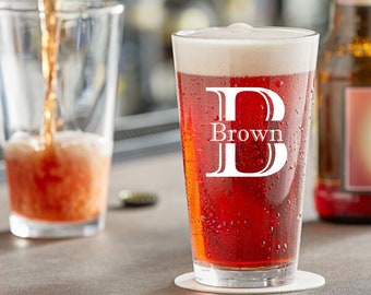 Vasos de pinta, vasos de pinta grabados, vaso de cerveza personalizado, vasos de pinta de padrinos personalizados, regalos para él