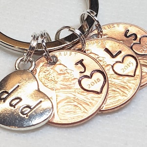 Personalized gift for Father&#39;s Day from kids, Best gift for dad, Gift for husband, birthday, Sporty Dad gift, for Dad from kids,keychain