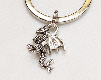 Fantasy Baby Dragon Keychain, Anime, hatchlings, wyrmlings, whelps, Japanese Symbol, Keychains, Keychain, Gifts for Him, Gifts for Her