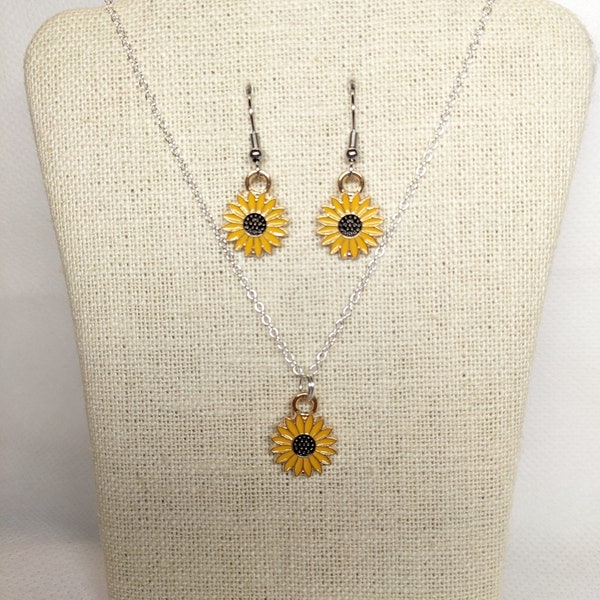 Sunflower Jewelry Etsy