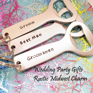 Wedding Party Gifts, Personalized Bottle Opener, Groom, Best Man, Groomsmen, Add a name to personalize this gift, Bachelor Party Gift