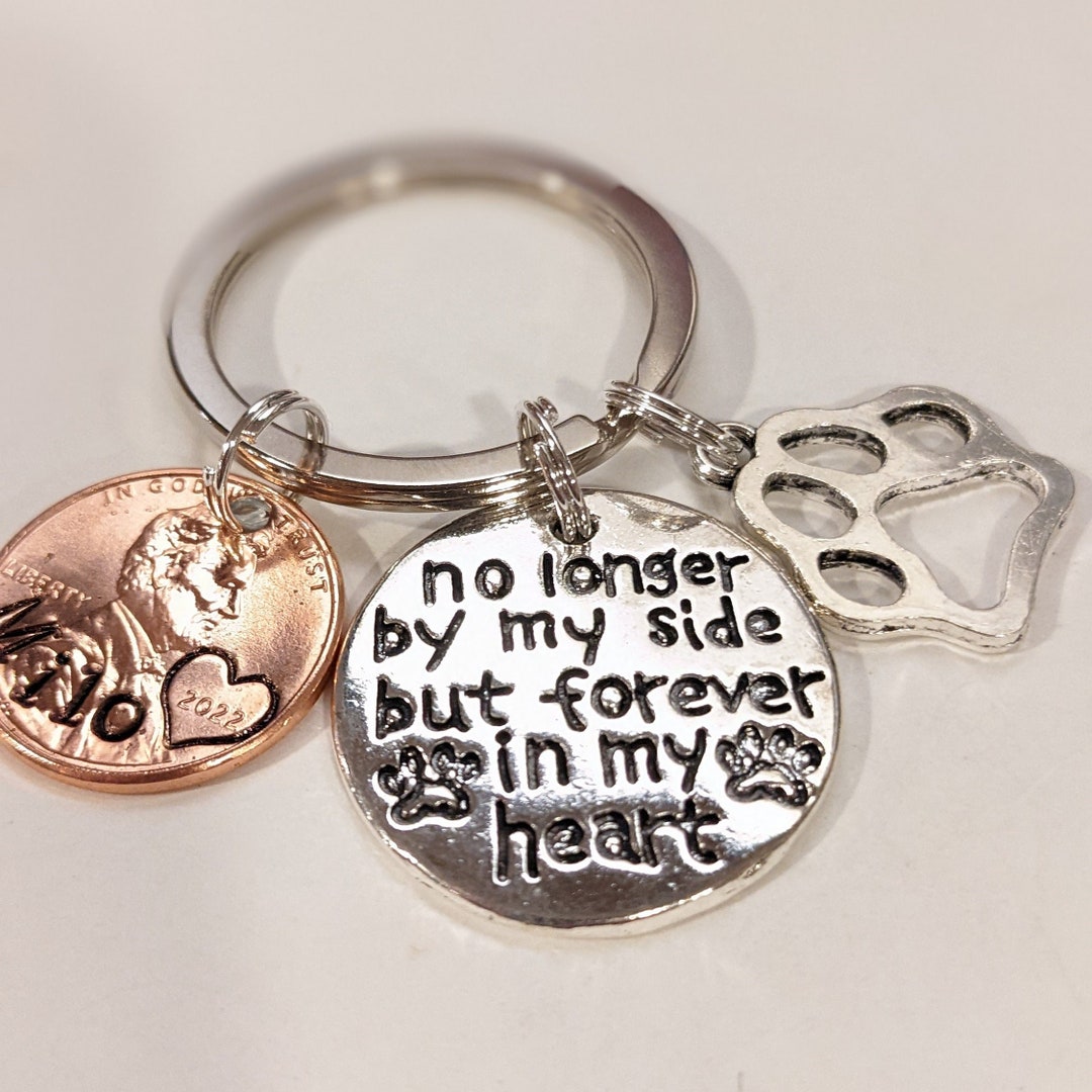 Custom Pet Photo Keychain • Pet Memorial Keyring • Dog Photo