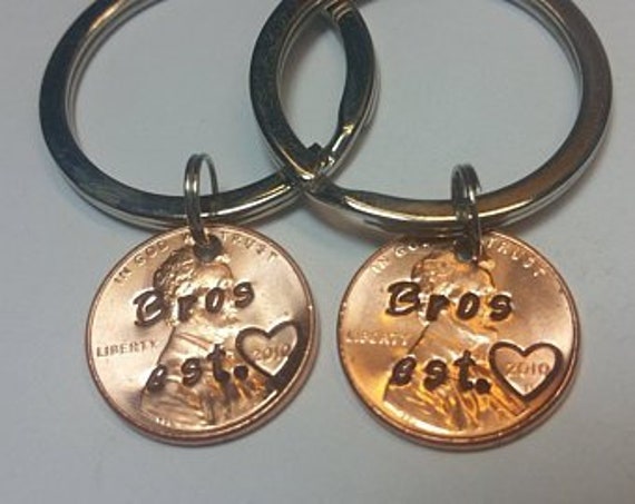 Personalised Double Sided Keyring Brothers Best Brother Ever Gifts Presents UK