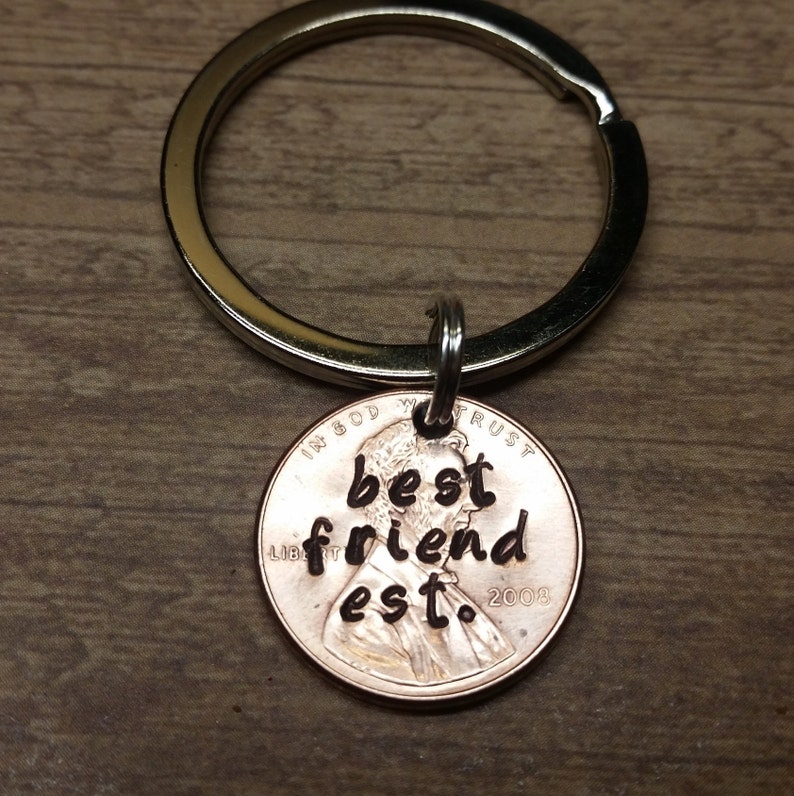 Best Friend Keychain Gift Gift for Best Friend BFF Bestie Etsy