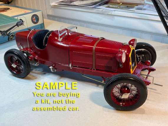 ポケール　Alfa Romeo 8C-2300 Monza モデルキット Pocher Alfa Romeo 8C 2300 Monza 1:8 Scale Model Kit - Etsy