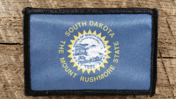 Ecusson Brodé PATCH drapeau DAKOTA du SUD SOUTH USA FLAG EMBROIDERED