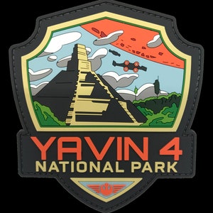 Yavin 4 Nationalpark Star Wars Aufnäher