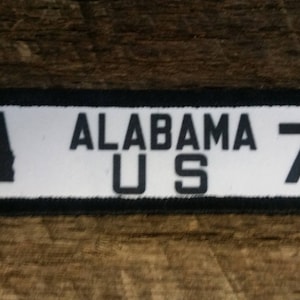 North Alabama Highway 72 Hook and Loop Patch