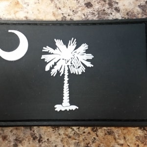 South Carolina State Flag PVC Patch