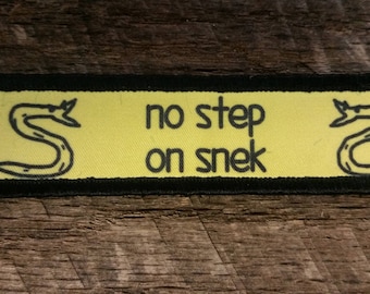 No Step on Snek Sublimation Patch