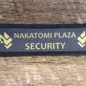 Nakatomi Plaza Security Hook and Loop Patch
