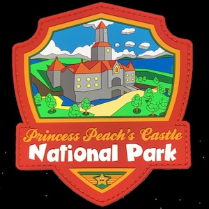 Princess Peach National Park PVC patches