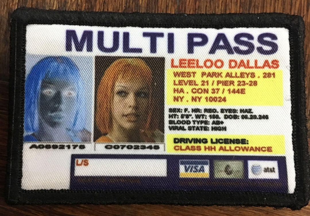 The Fifth Element Patches - Etsy