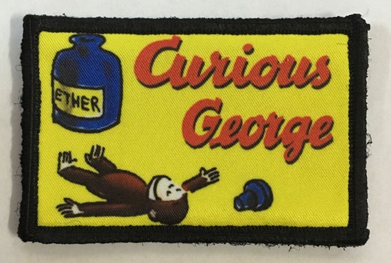 Curious George Hook and Loop Patch