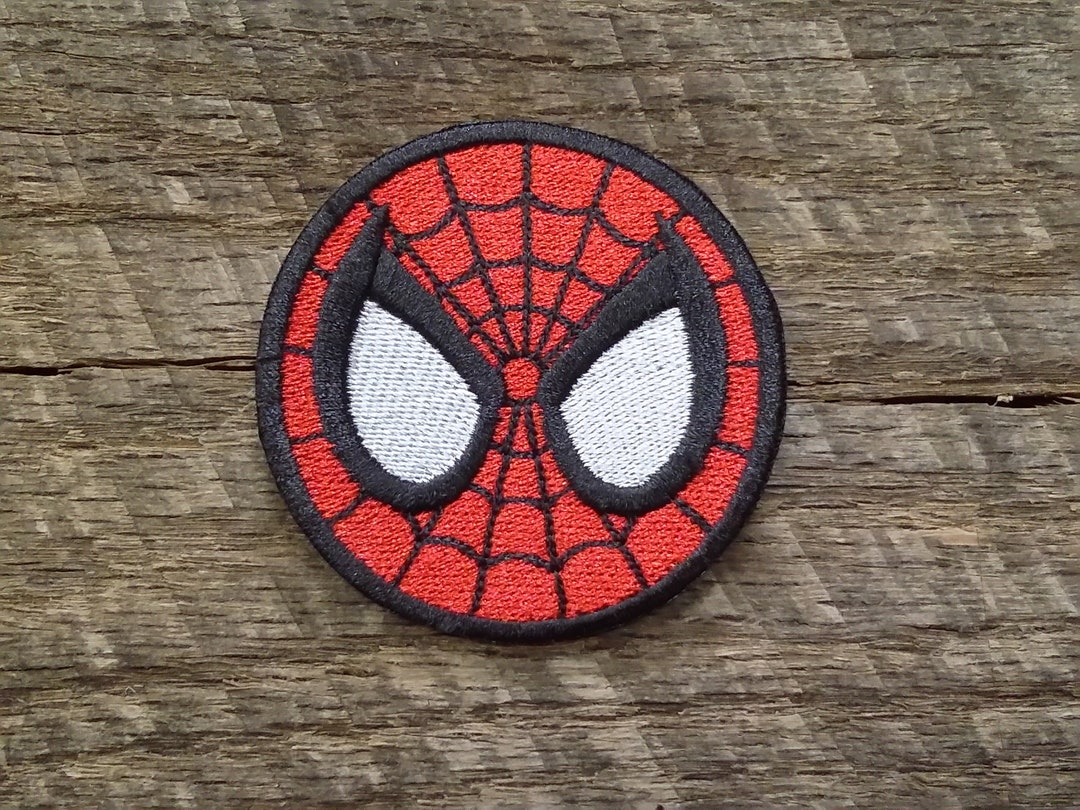 Spiderman Red PVC Patch