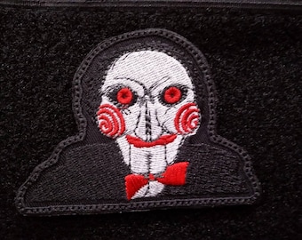 Saw Horror Movie embroidered Patch 3 3/4 inches tall 