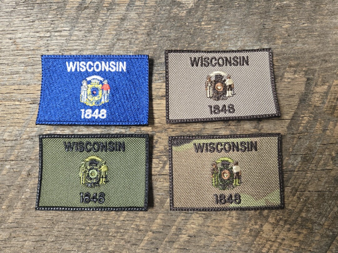 Wisconsin State Patch - Etsy