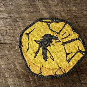 Jurassic Park Amber Mosquito Embroidered Patch