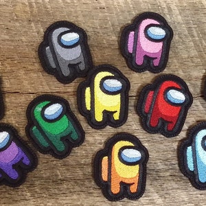 Among Us Original Crew Mate/Imposter Embroidered Patches